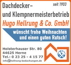 Dachdecker Hellrung - Weihnacht 2025