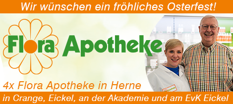 Ostergrüße 2025 - Flora Apotheke