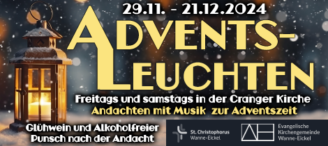 Anzeige: Adventsleuchten in Crange 2024