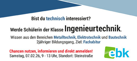 Anzeige: Emschertal Berufskolleg Ingenieur 2026